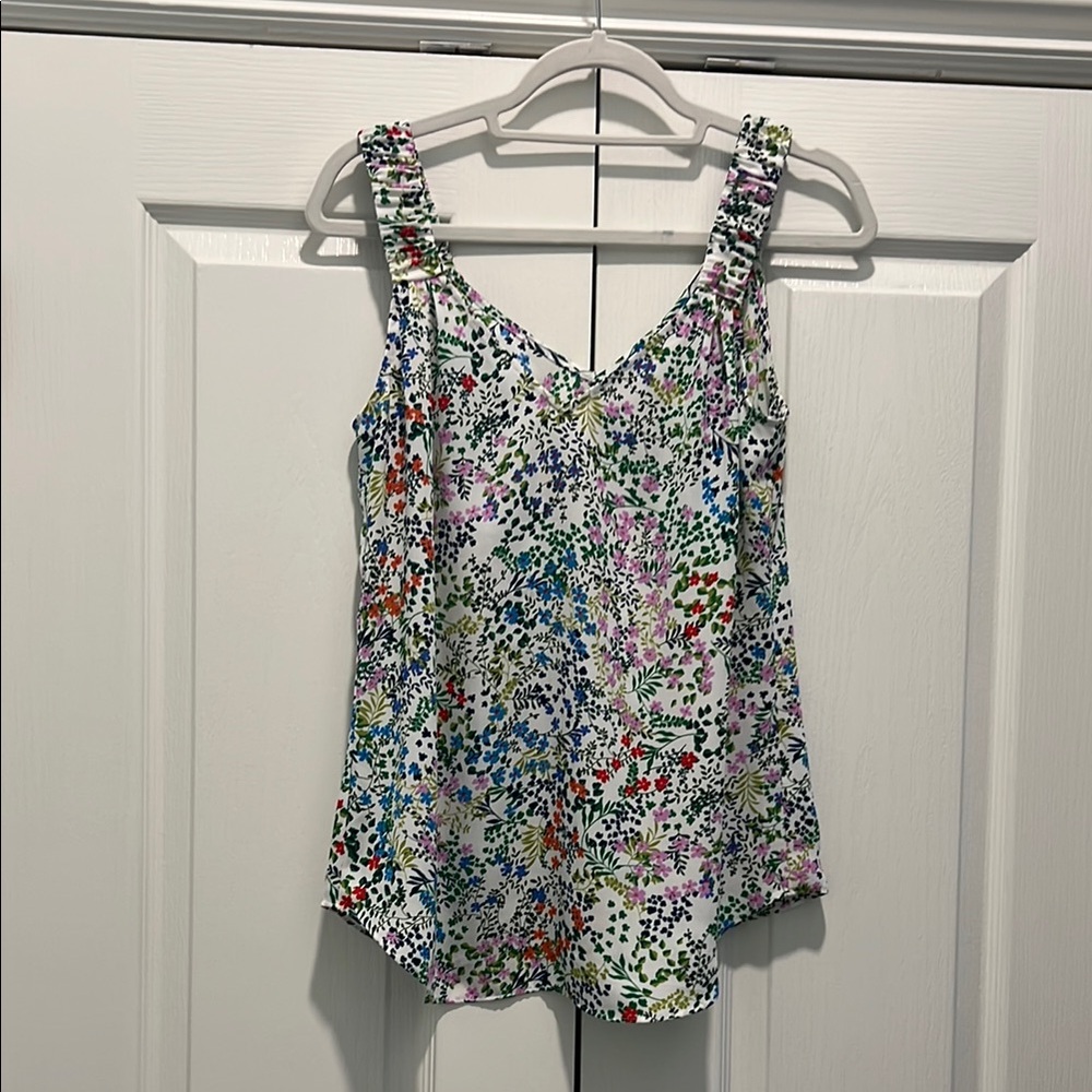 CAbi Red and Pink Camisole Top